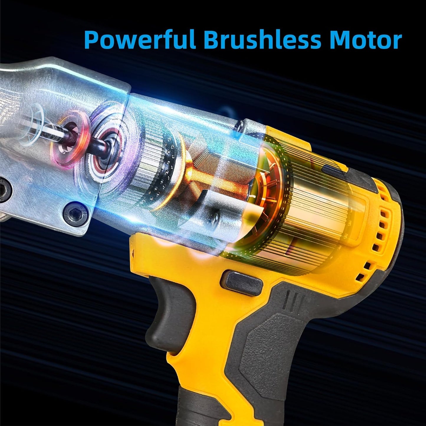 Electric Metal Sheet Shears, Cutter Scissor Compatible With Dewalt 20V Max Battery(No Battery), Cordless Shears for Cutting Stainless Steel, Aluminum, Plastic, Iron Wire