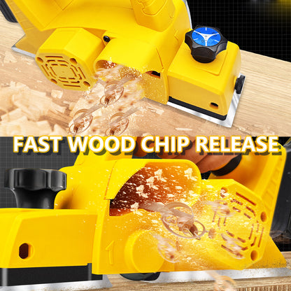 Cordless Brushless Handheld Planer Compatible with Dewalt 20V MAX Battery, 3-1/4″, 15000 RPM, Power Planer Tool Only (No Battery), Electric Wood Planer for Woodworking, Carpenter and Home DIY