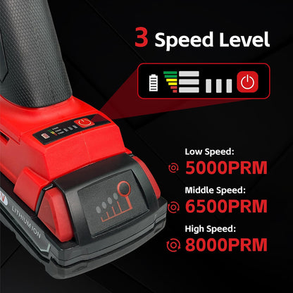 Angle Grinder Compatible with Milwaukee 18V Max Battery,Cordless Grinder,4-1/2" Blades Brushless Grinder for Cutting, Griding & Polishing,Battery Powered Angle Grinder(10000RPM,NO Battery & Wheels)