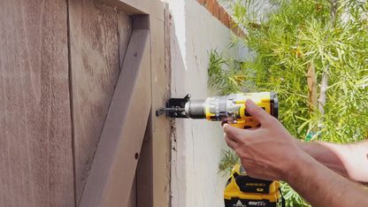 Hammer Drill Compatible with Dewalt 20V Max Battery(No Battery) Cordless Drill/Driver with Brushless Motor. 1/2 Keyless Metal Chuck.4pcs Bit for Drilling Brick Wall. Metal. Wood. Screws